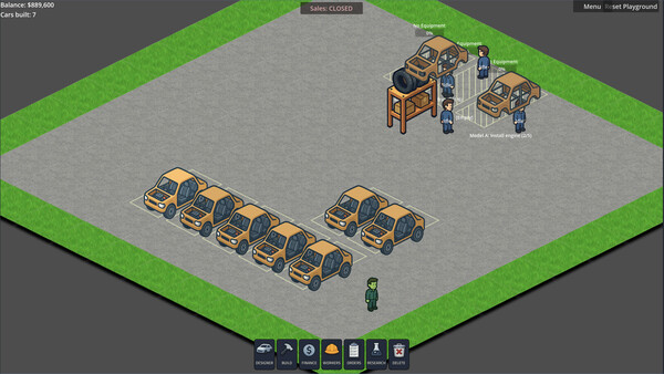 Screenshot 2 of Car Factory Tycoon - additional gameplay view