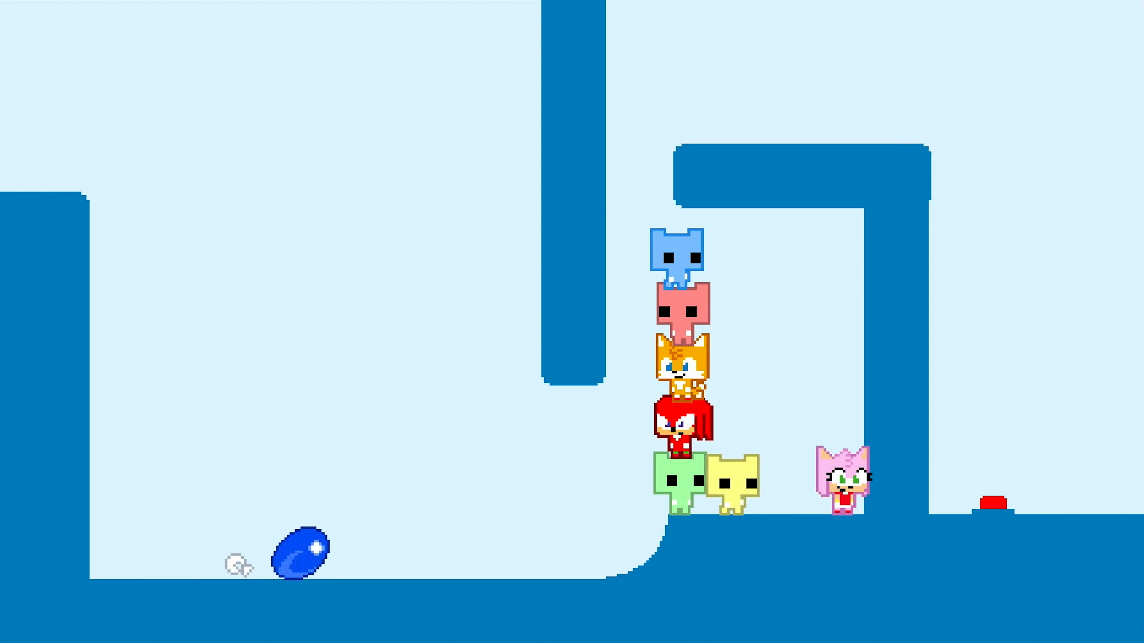 Capture de gameplay officielle de SONIC PICO PARK