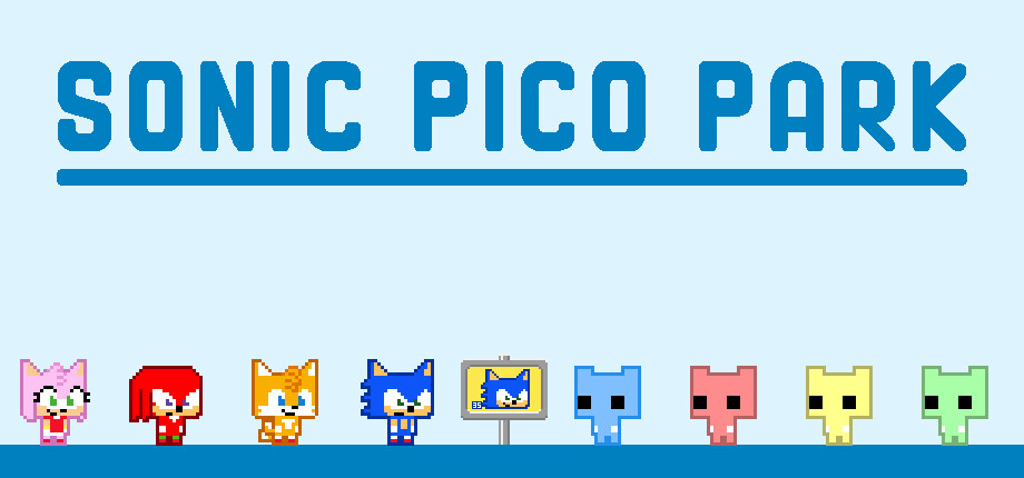 Key art for Sonic Pico Park. Image from the Steam store page, © TECOPARK.