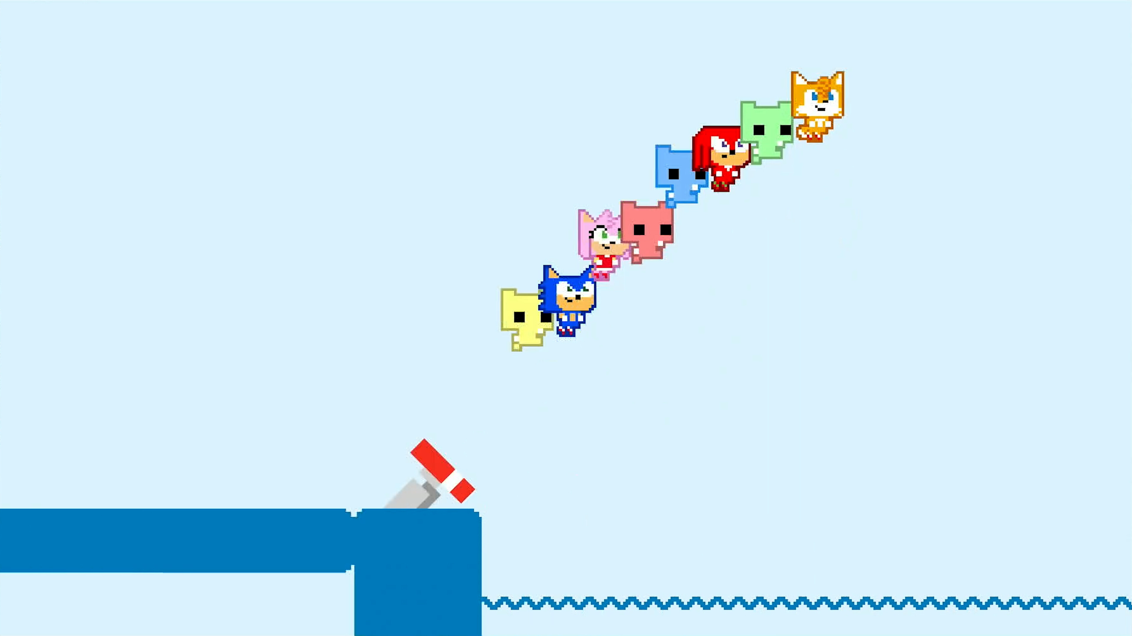 Niveau multijoueur de SONIC PICO PARK