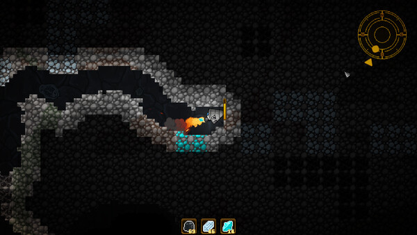 Screenshot of Drilling gameplay showing in-action mechanics