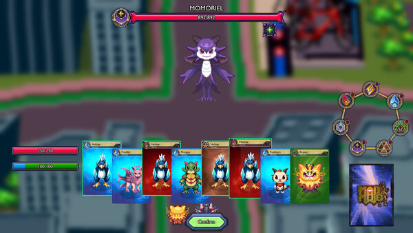 Screenshot of Mad MOJO gameplay showing in-action mechanics