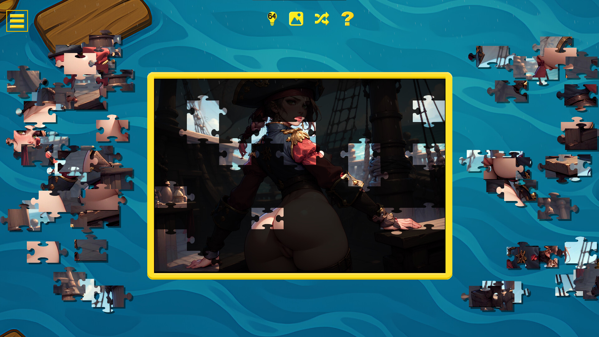 Pirate Temptation - Naughty Jigsaw screenshot