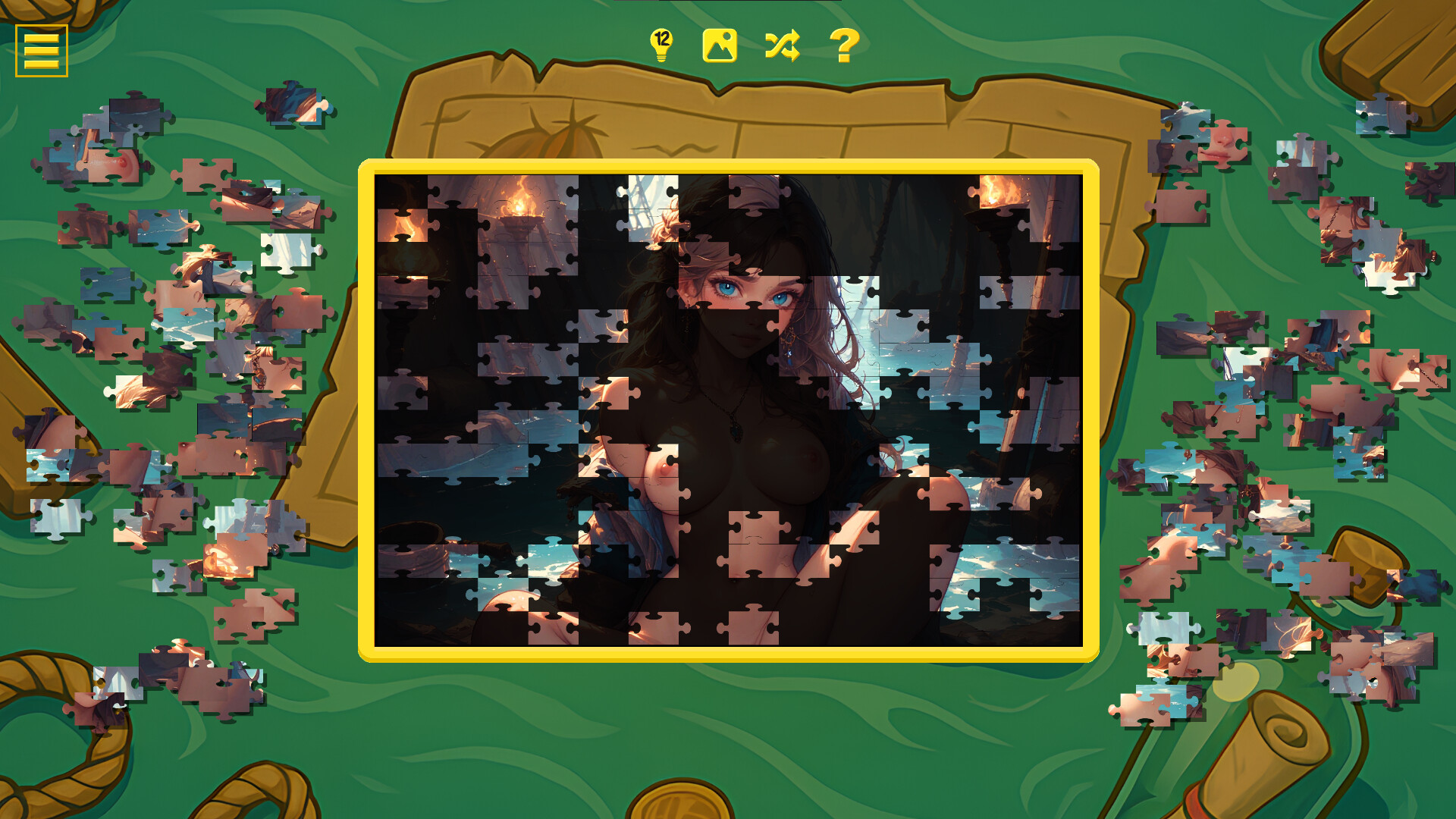 Pirate Temptation - Naughty Jigsaw screenshot #2