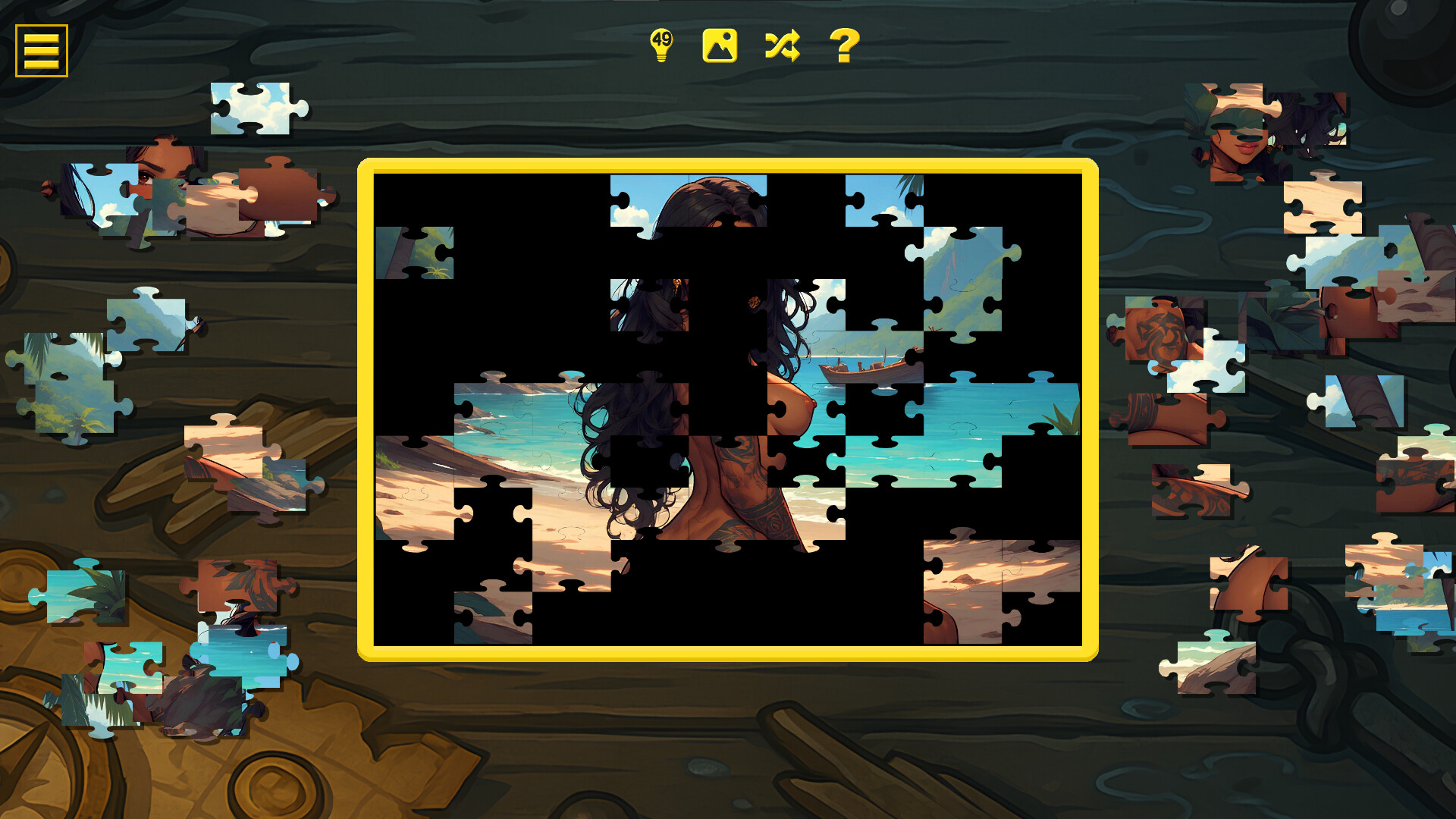 Pirate Temptation - Naughty Jigsaw screenshot
