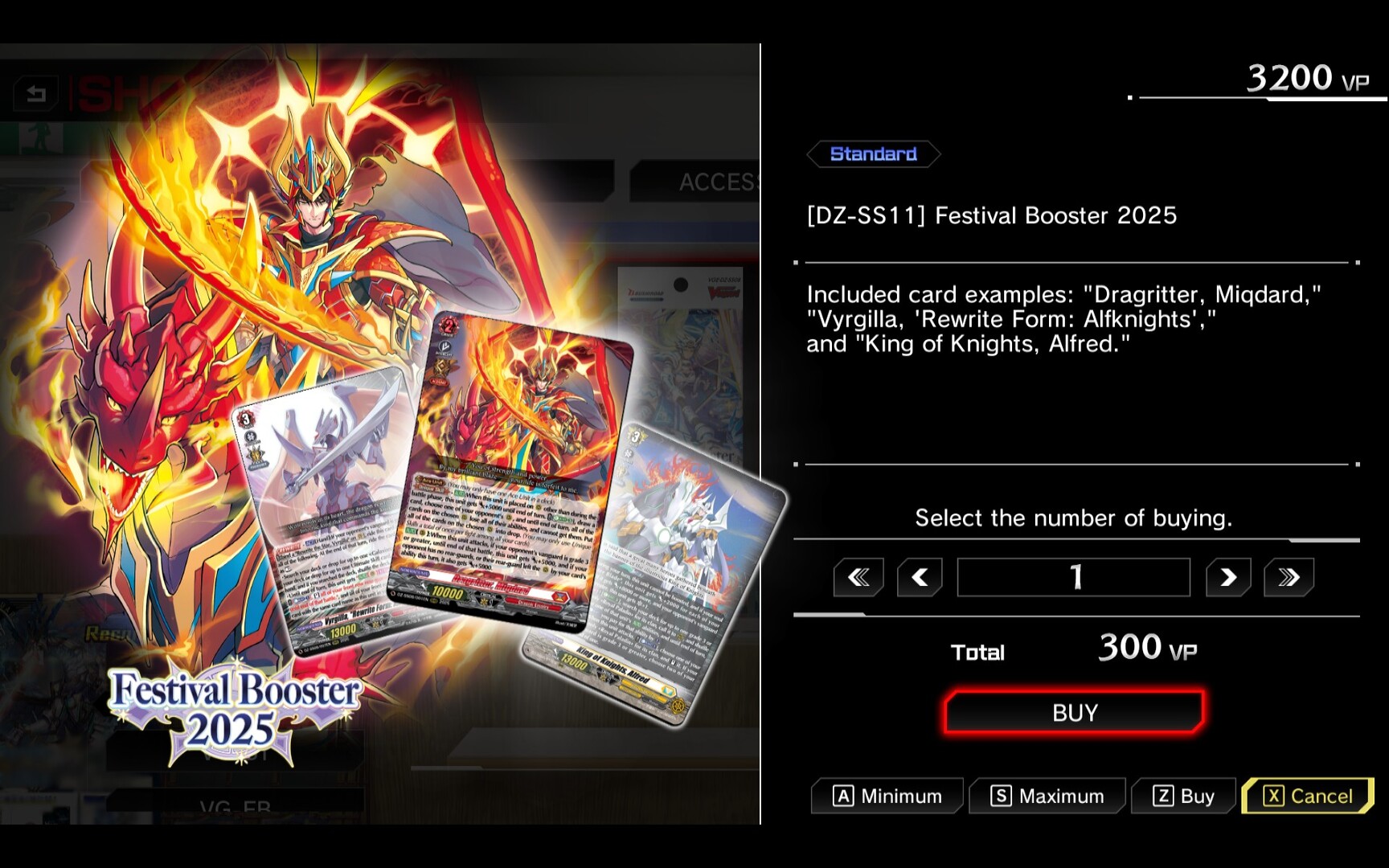 Cardfight!! Vanguard DD 2:Card Unlock Vol. 8【DZ-SS11】