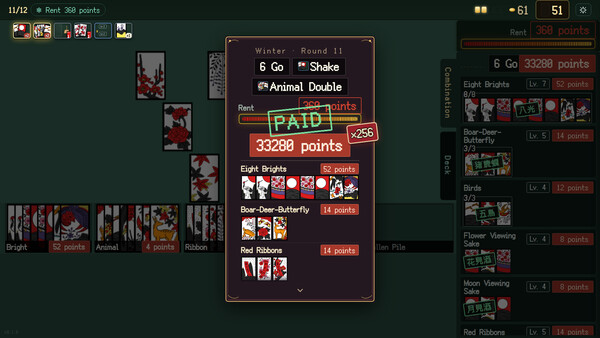 Скриншот 3 из игры RogueHanafuda
