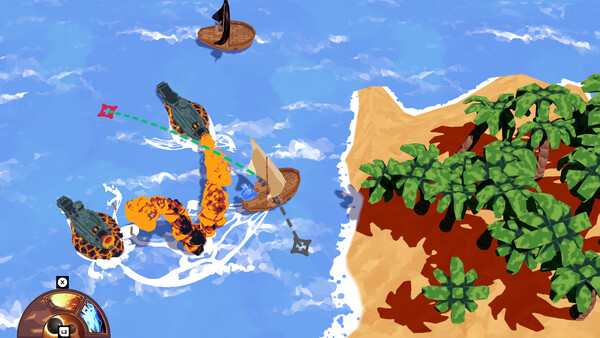 Screenshot of Tales Of Eight gameplay showing in-action mechanics