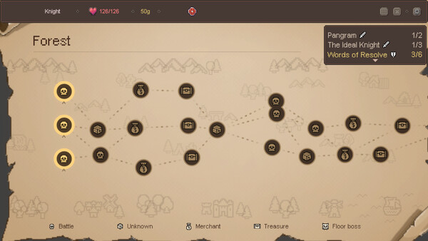 Clack and Slash: Typing Roguelike screenshot 6