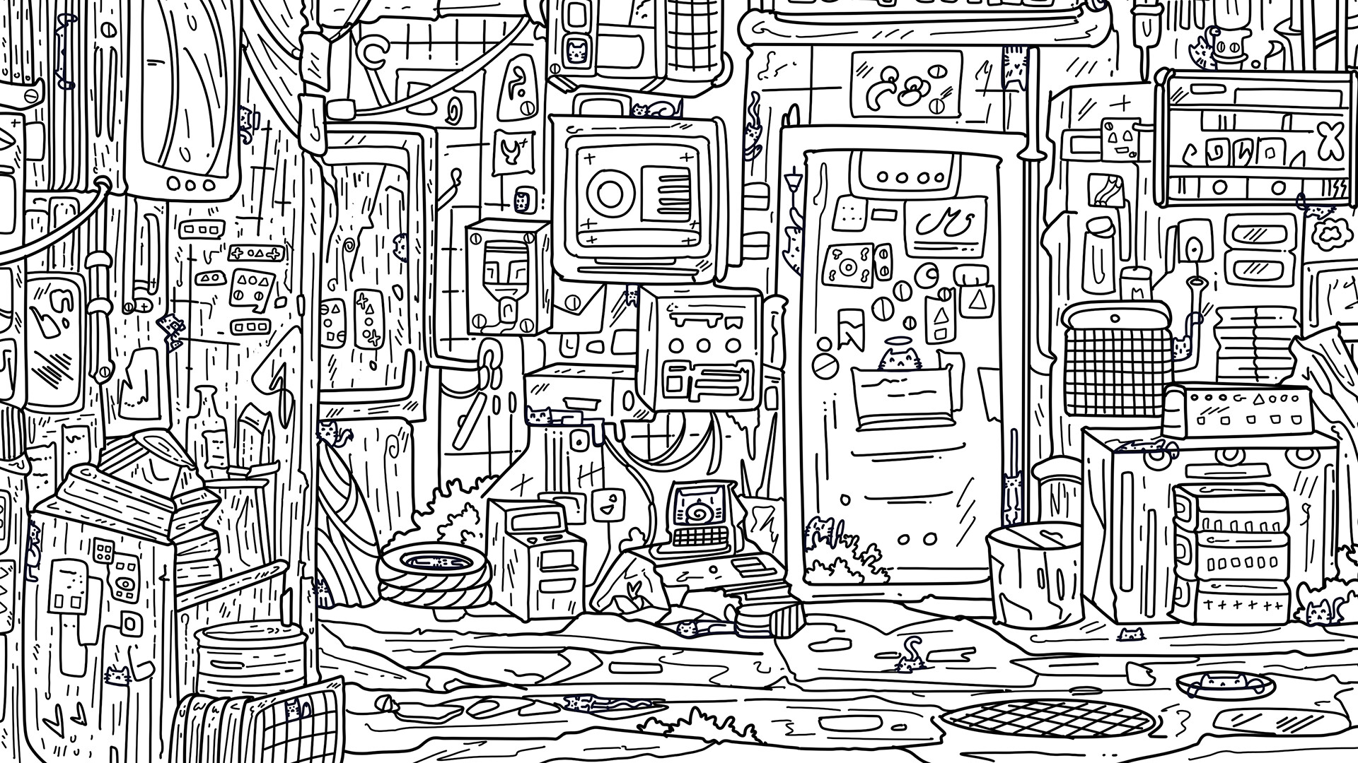 100 Neon Cats screenshot #10