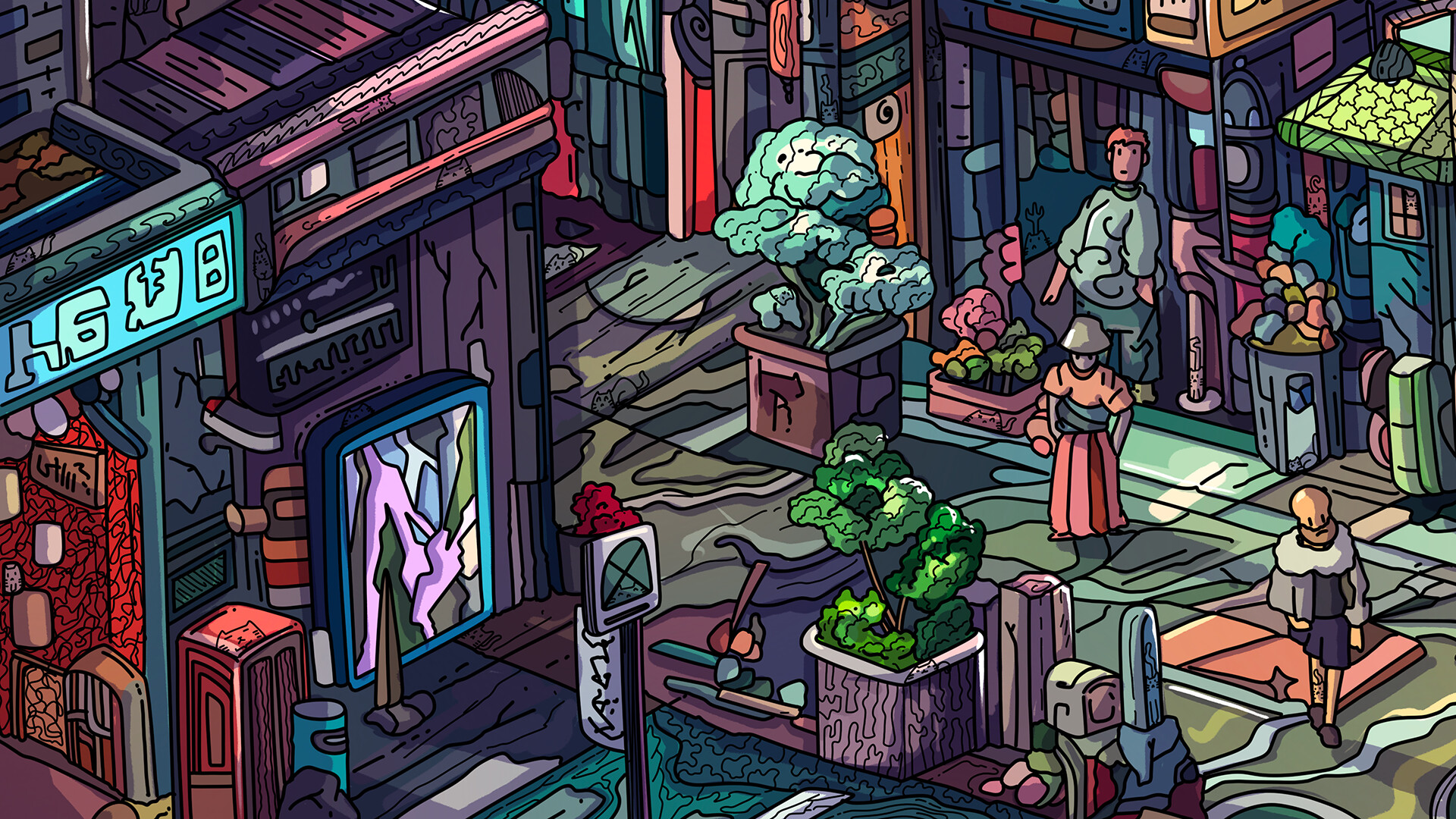 100 Cyberpunk Cats screenshot #4