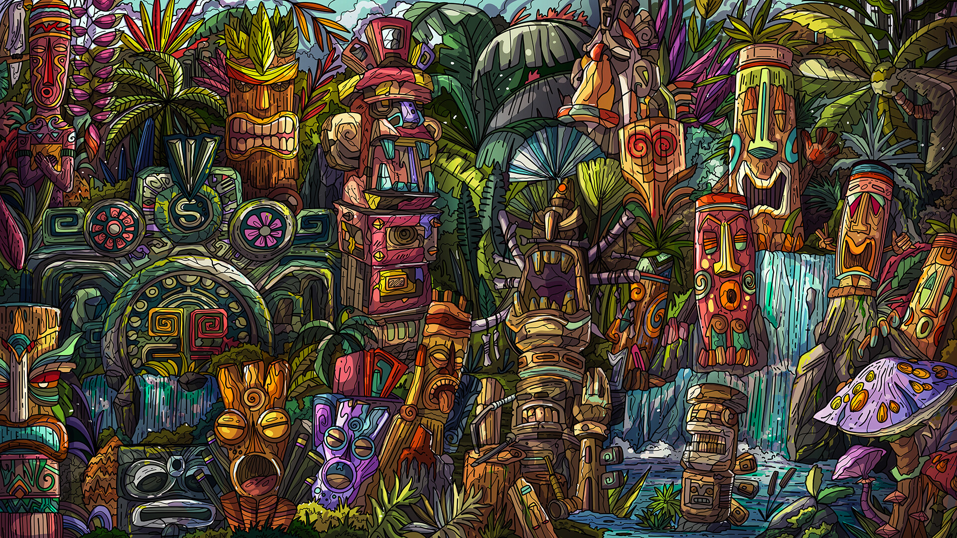 100 Tiki Cats Featured Screenshot #1