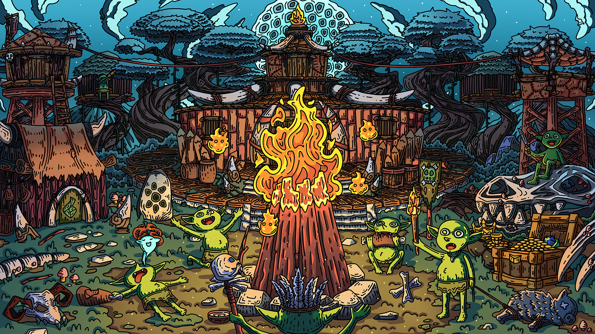 100 Goblin Cats screenshot #1