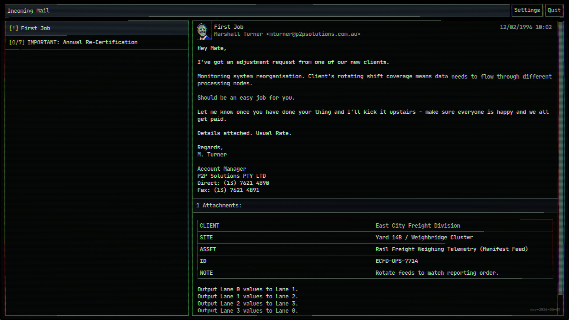 LANE-4: A Dystopian Programming Thriller screenshot #1