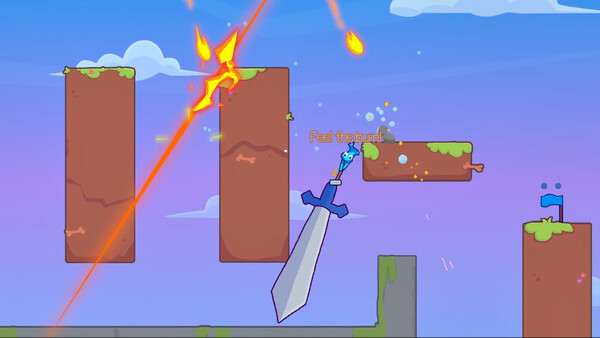 Screenshot of Ignited gameplay showing in-action mechanics