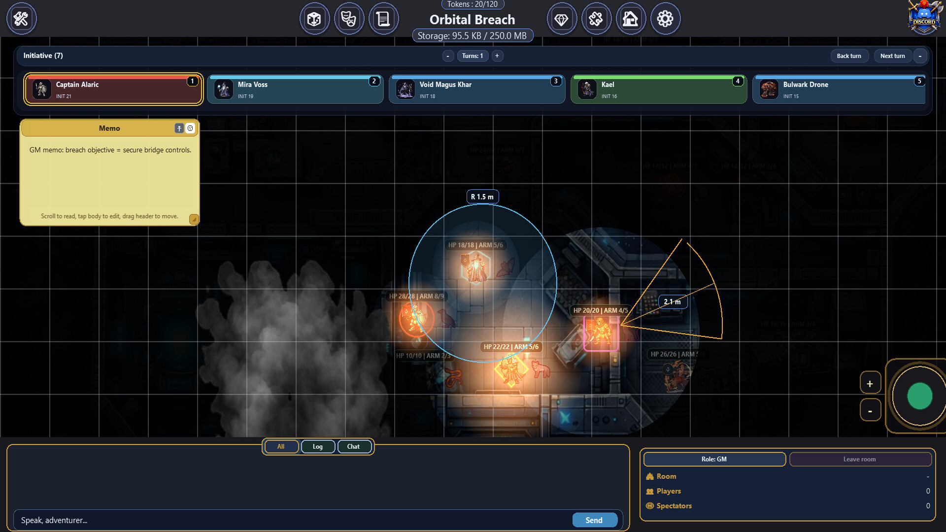 RP2D Virtual Tabletop Featured Screenshot #1