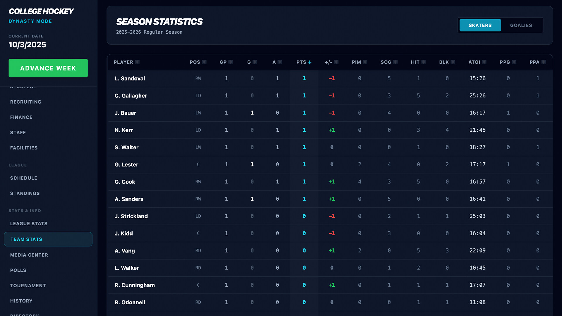 Coastal Summit Sports: College Hockey 26 screenshot #4