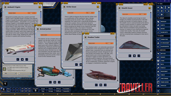 Fantasy Grounds - Traveller - Adventure Class Ships