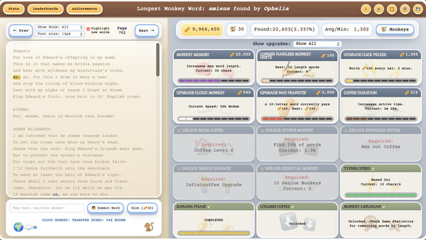 Simian Shakespeare screenshot 4