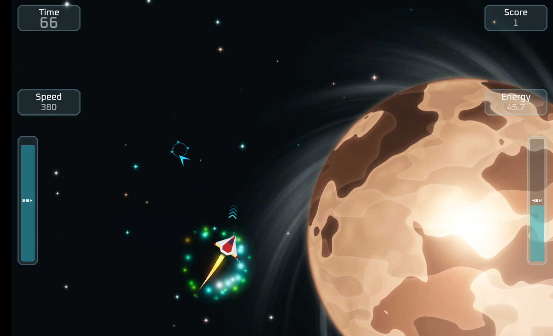 #5. GravBoost (Steam) โดย: Emergent Dynamics Studio