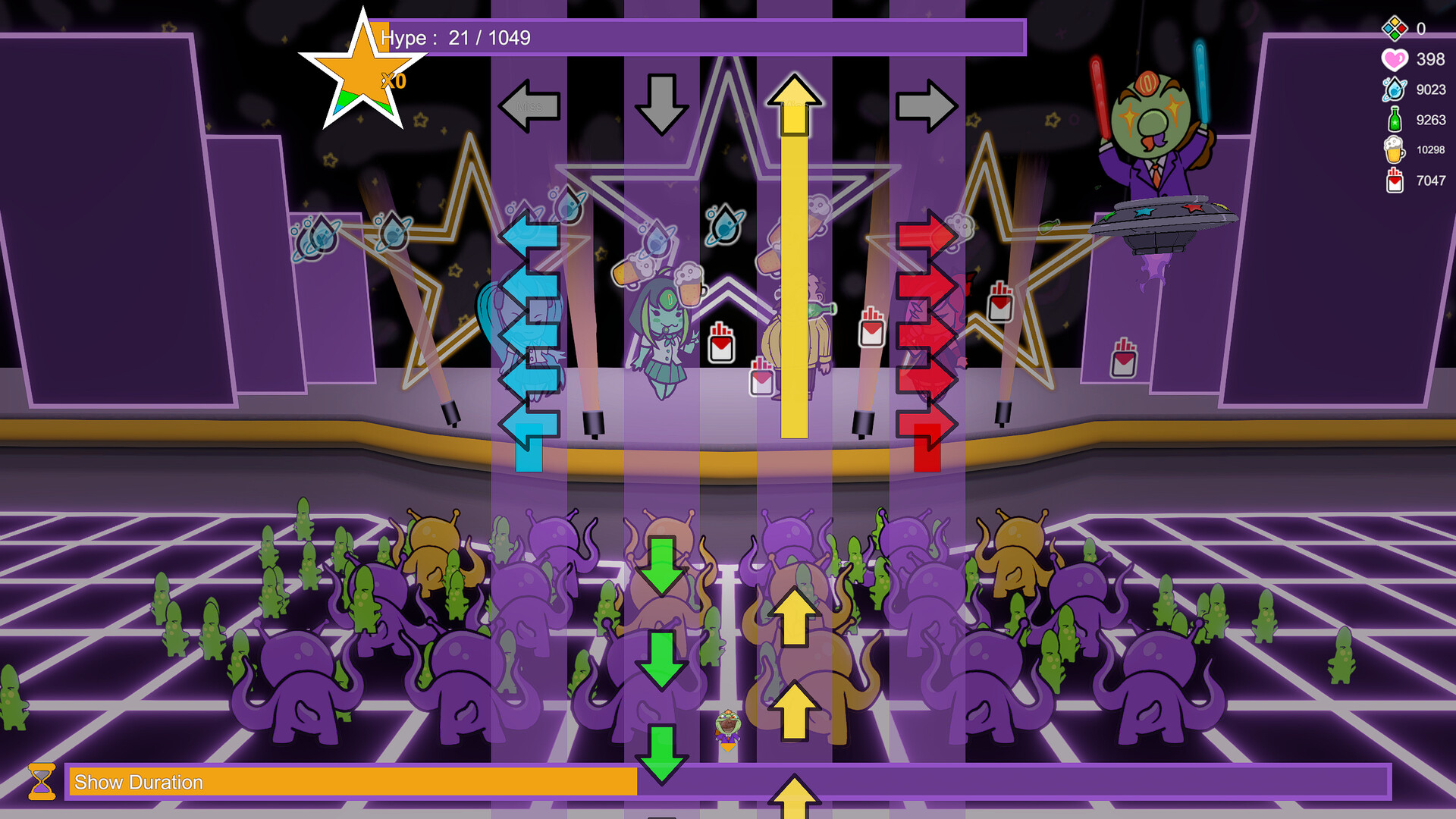 Alien Idolz : Rhythmic Idler screenshot 1
