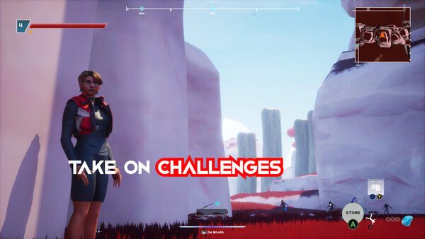 Screenshot 4 of Indie Hoverboard Racing - final gameplay screenshot