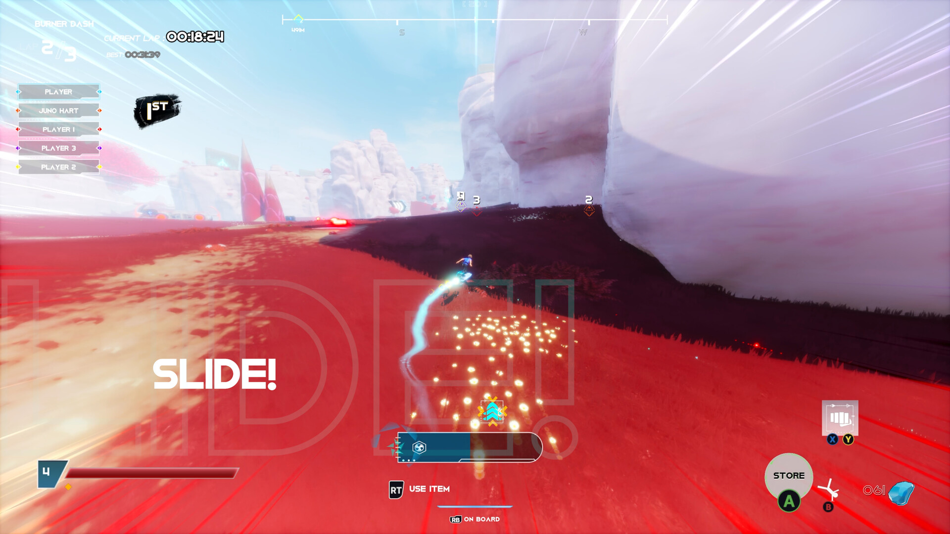 Indie Hoverboard Racing screenshot #2
