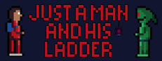 Just A Man And His Ladder Banner