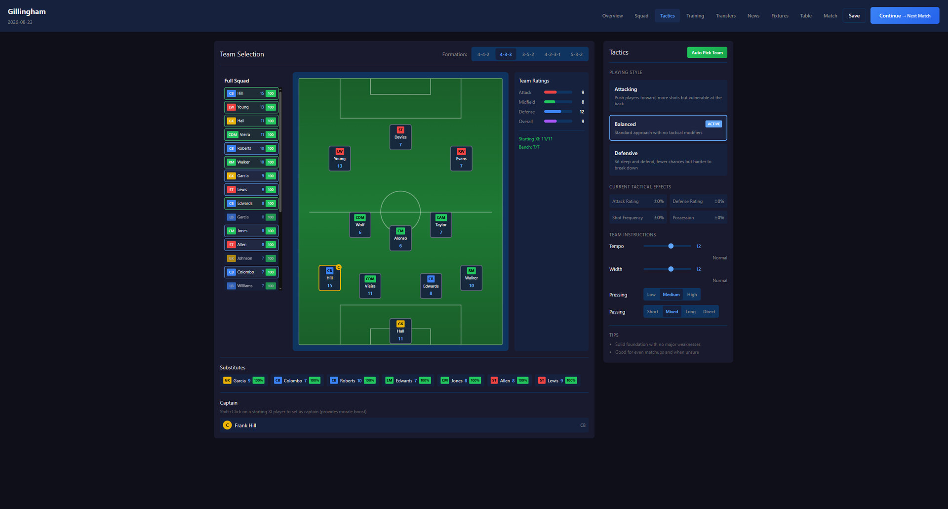 Matchday Manager screenshot #5