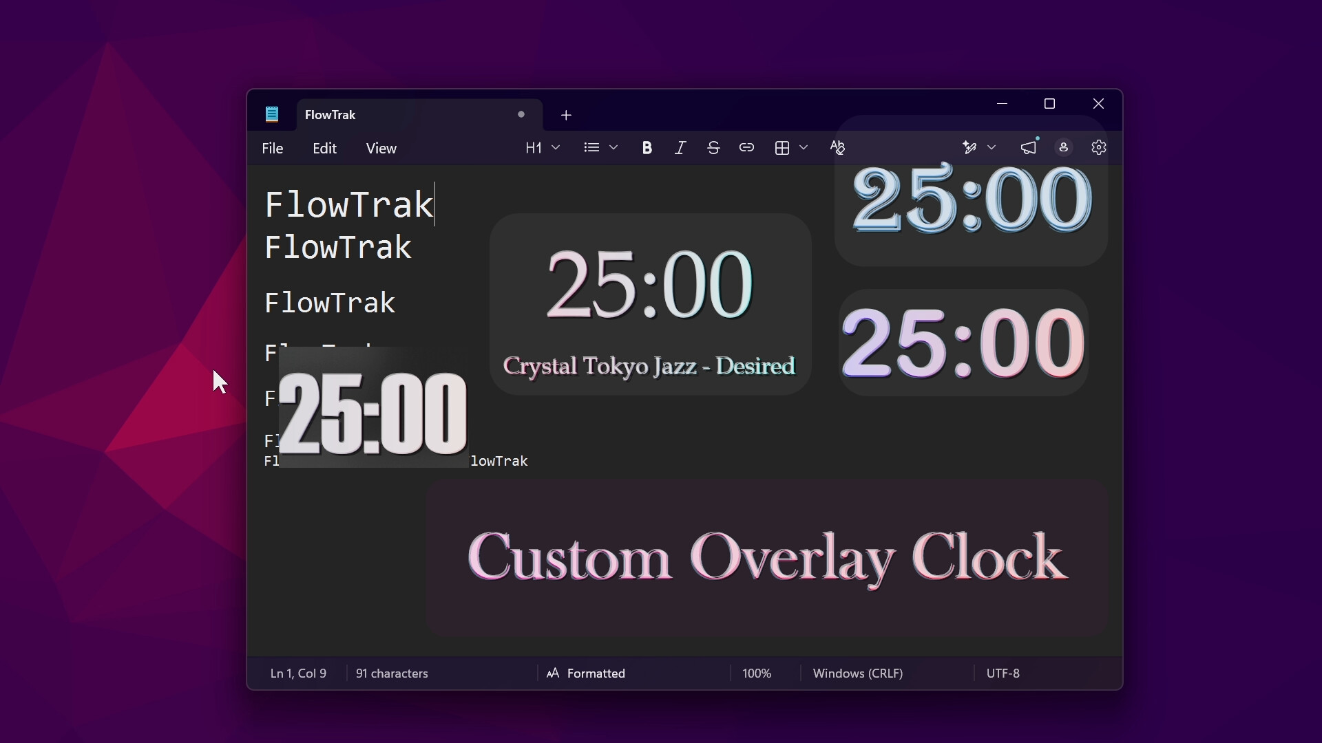FlowTrak screenshot 2