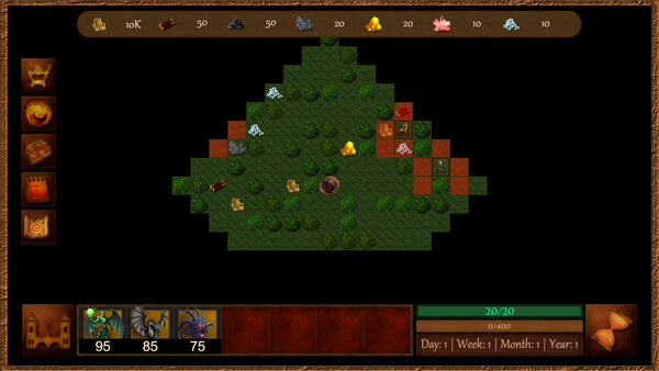 Screenshot of Age of Failon - Birth of the Hero gameplay showing in-action mechanics