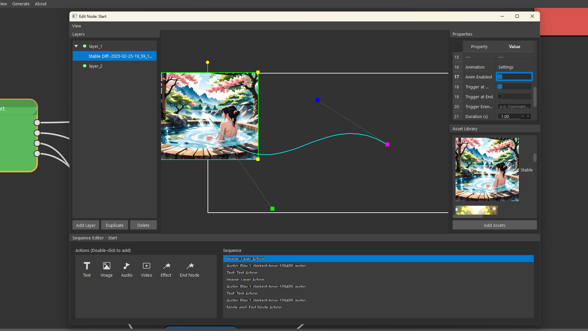 Visual Novel Nodal Editor