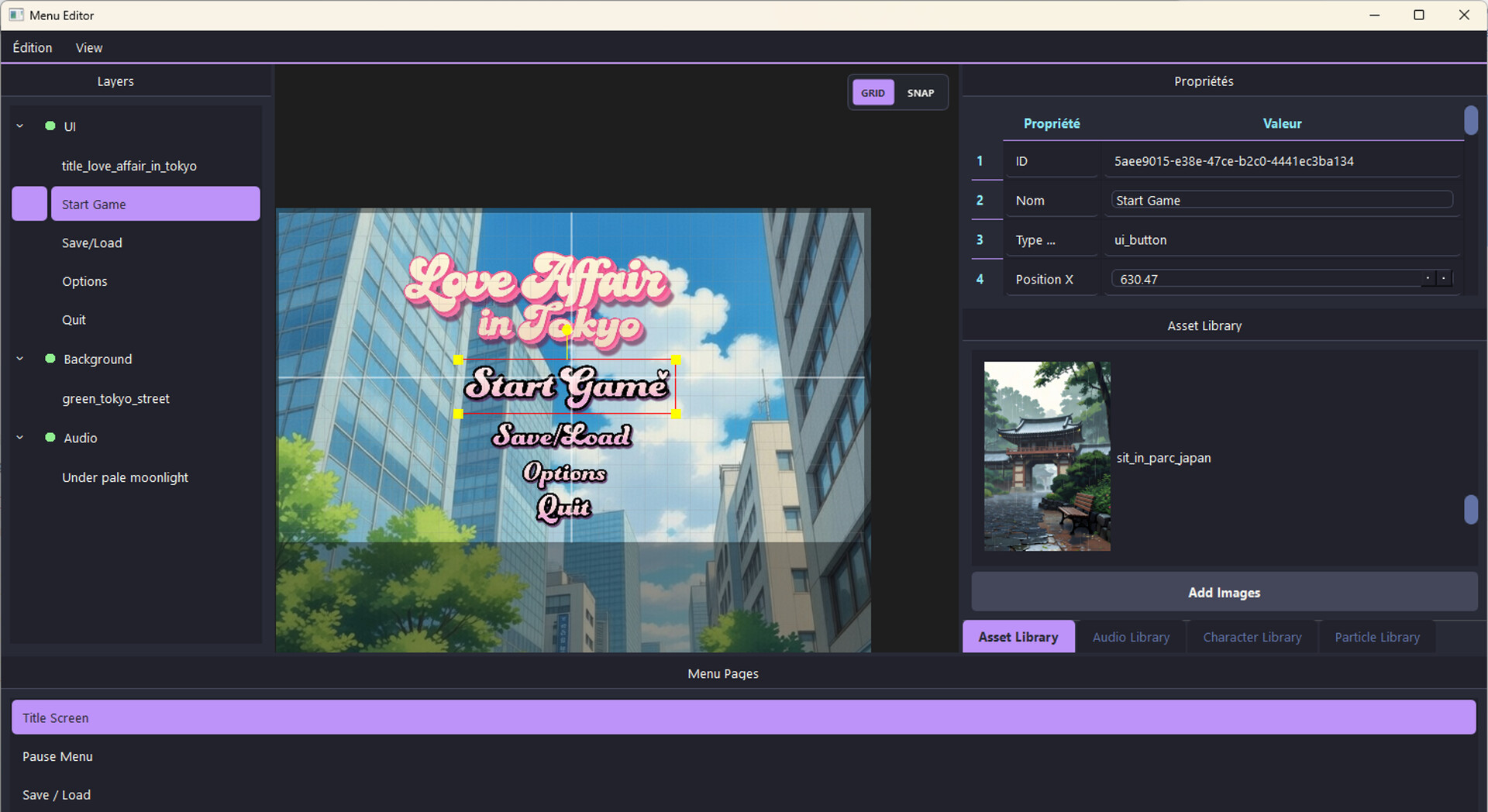 Visual Novel Nodal Editor screenshot 4