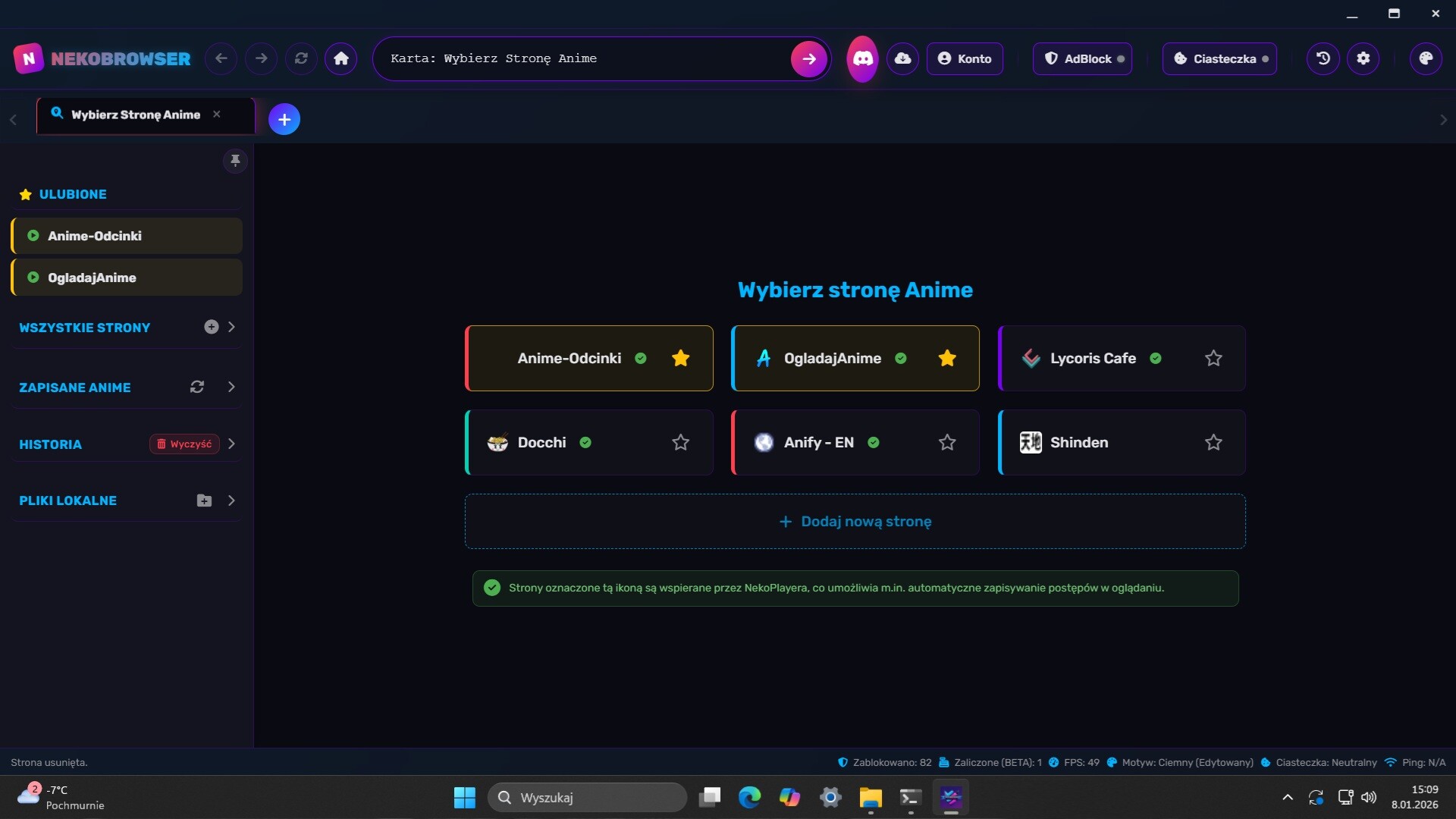 NekoBrowser: The Anime Player screenshot 2