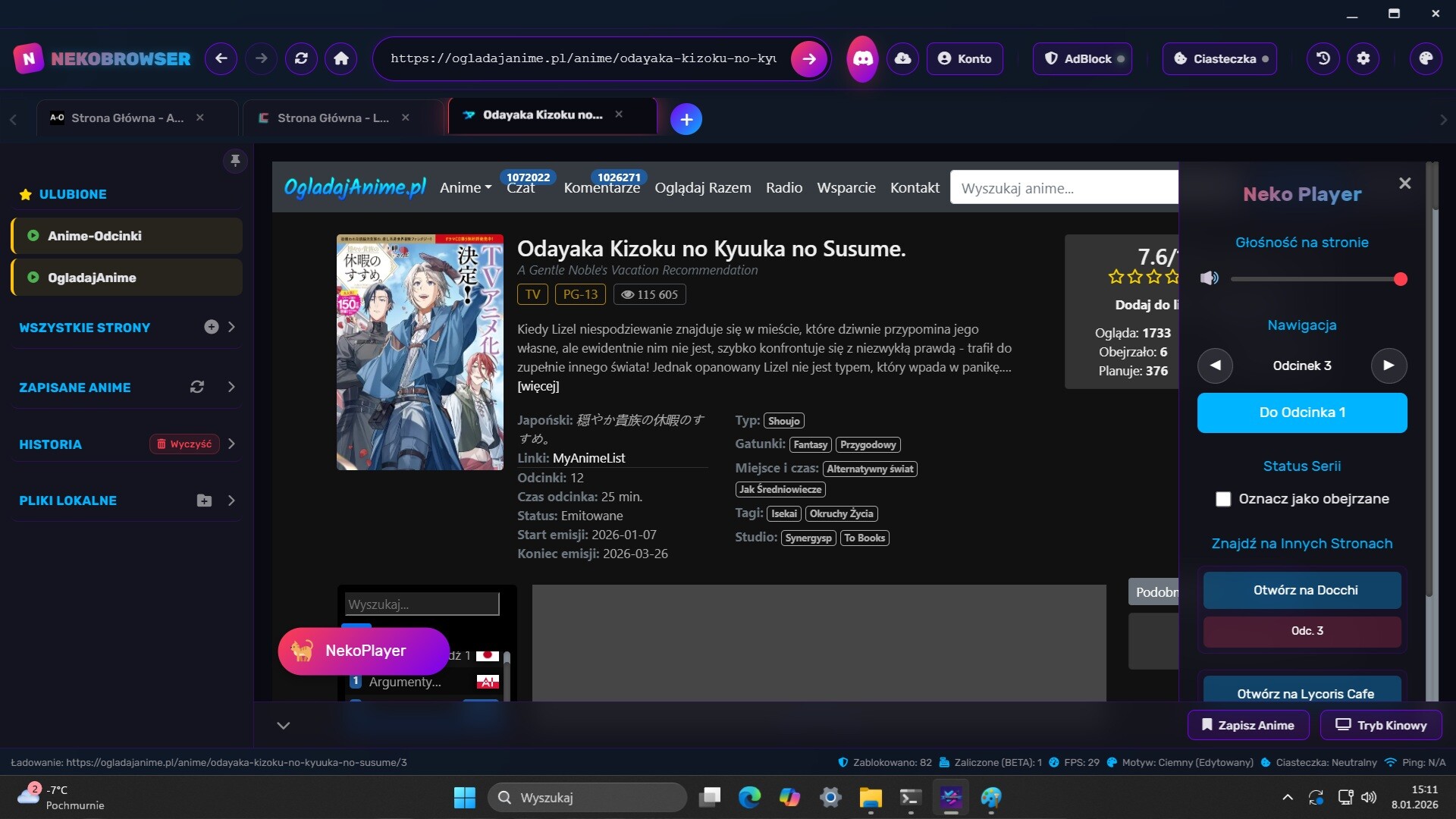 NekoBrowser: The Anime Player screenshot 3