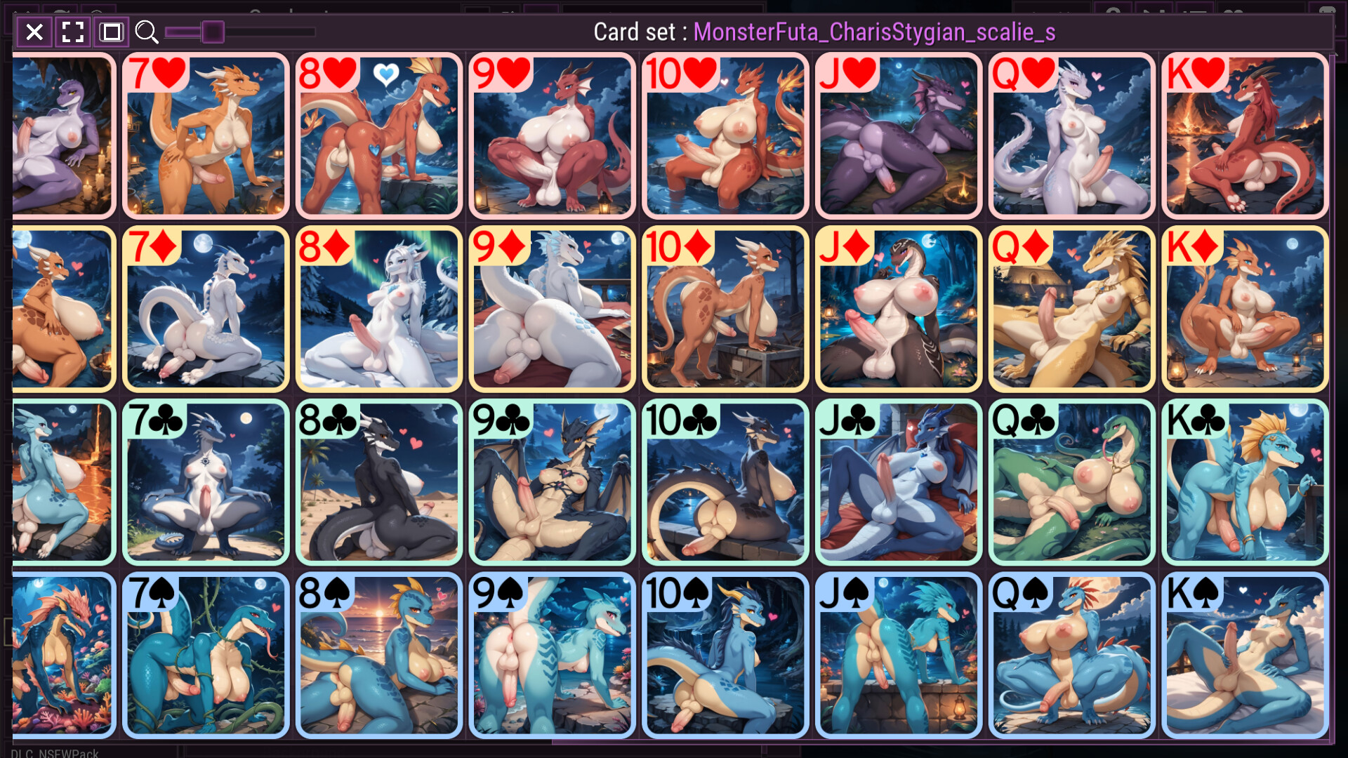 NSFW Solitaire - Monster Futanari scene