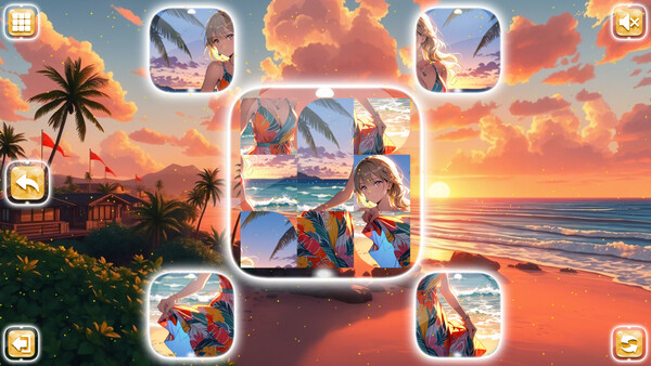 Скриншот 2 из игры Lovely Anime Puzzle: Summer