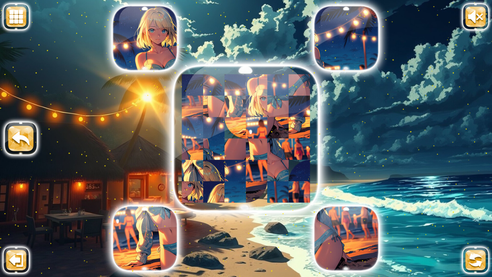 Lovely Anime Puzzle: Summer screenshot screenshot 5