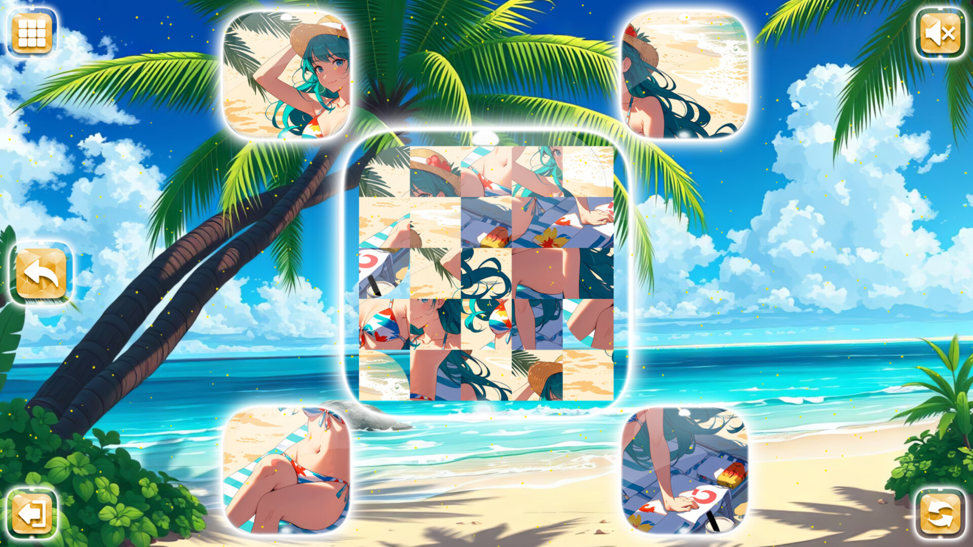 Lovely Anime Puzzle: Summer screenshot #8