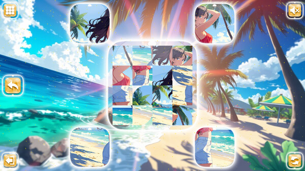 Скриншот 4 из игры Lovely Anime Puzzle: Summer