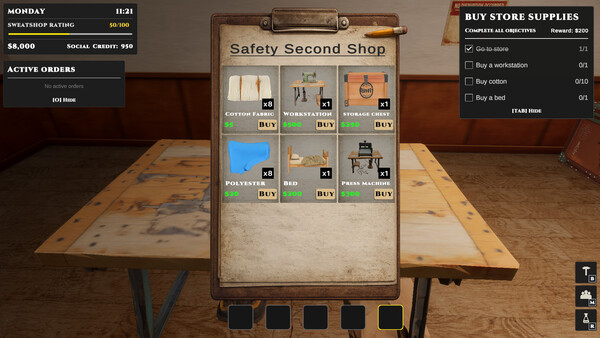 Скриншот 6 из игры Sweatshop Tycoon