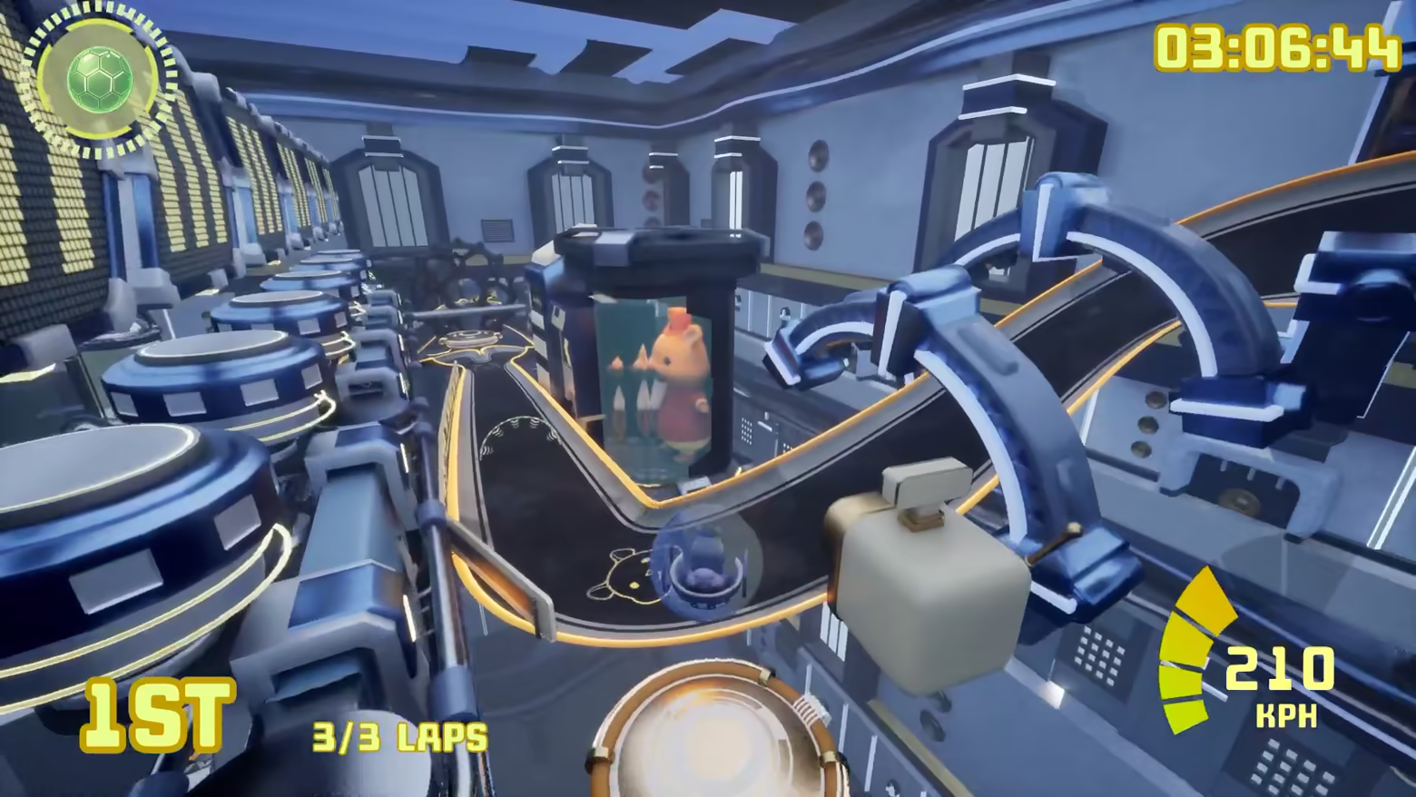 A screenshot of Hamsterballin's Cogwork Circuit track