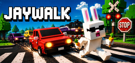 JAYWALK: An Endless Arcade Hopper Game — Steam header