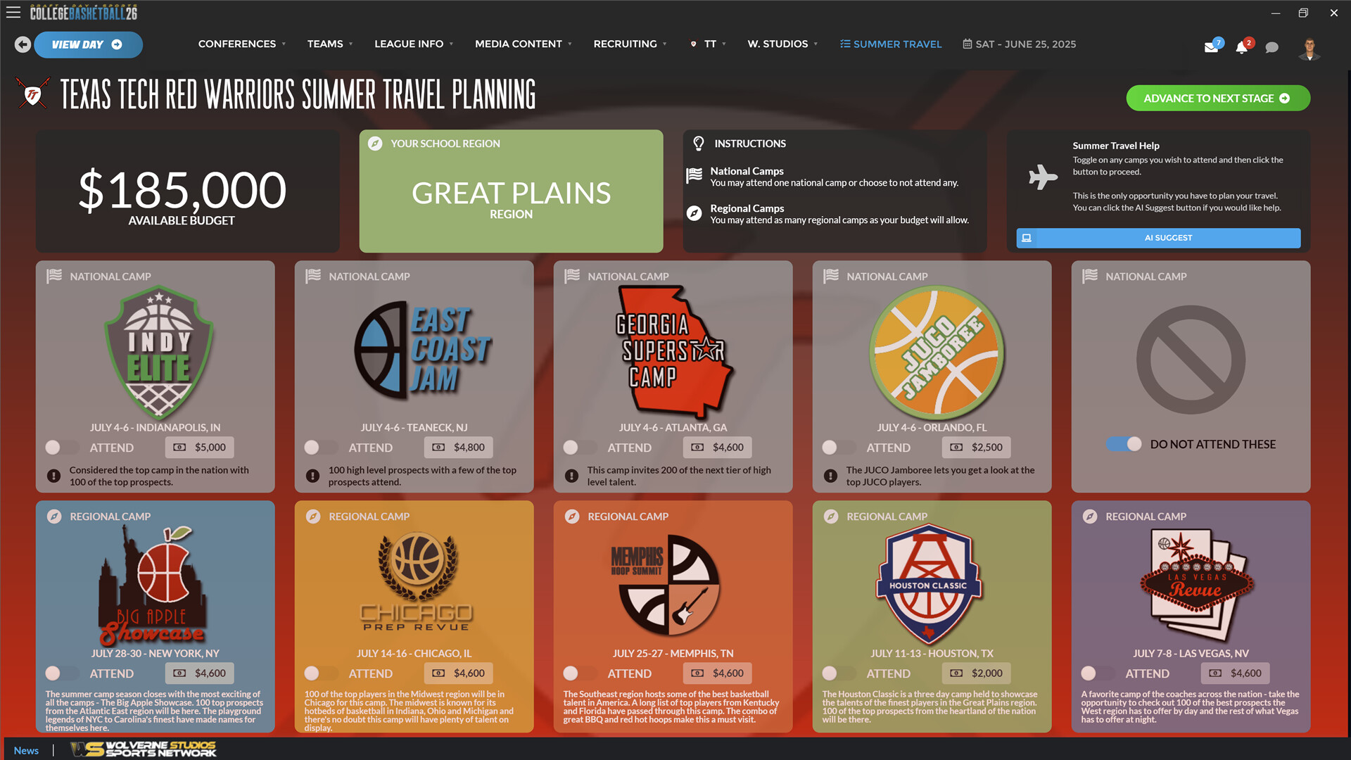 Draft Day Sports: College Basketball 2026 screenshot #8