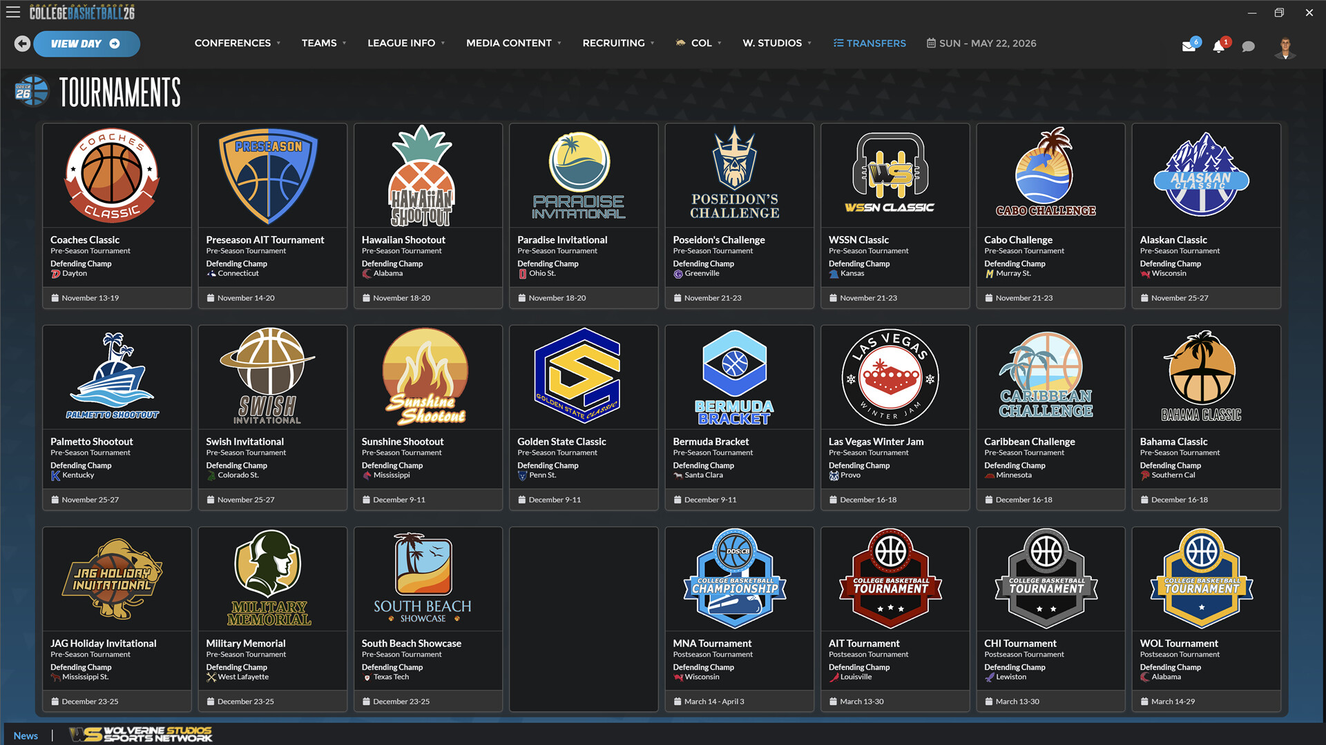 Draft Day Sports: College Basketball 2026 screenshot #9