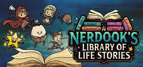 Nerdook's Library of Life Stories — Steam header