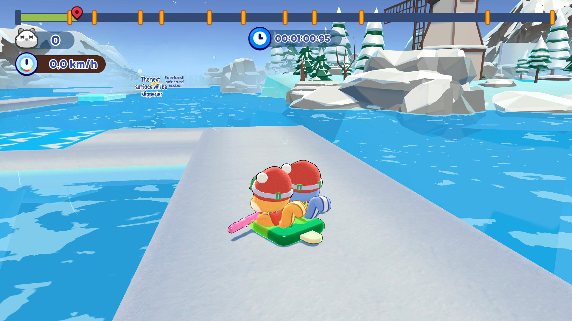 SKIDDDDDD: Tori's Frozen Racing screenshot 6