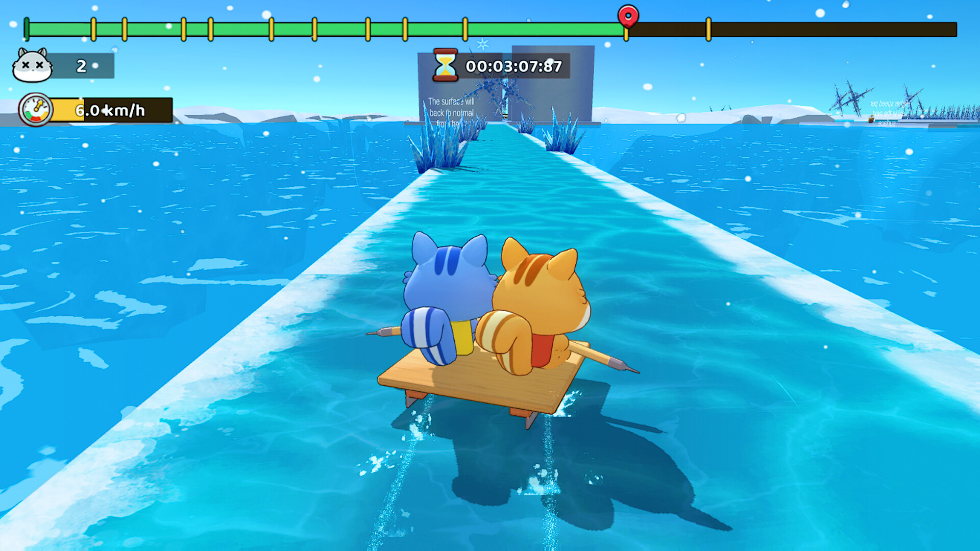 SKIDDDDDD: Tori's Frozen Racing screenshot #3