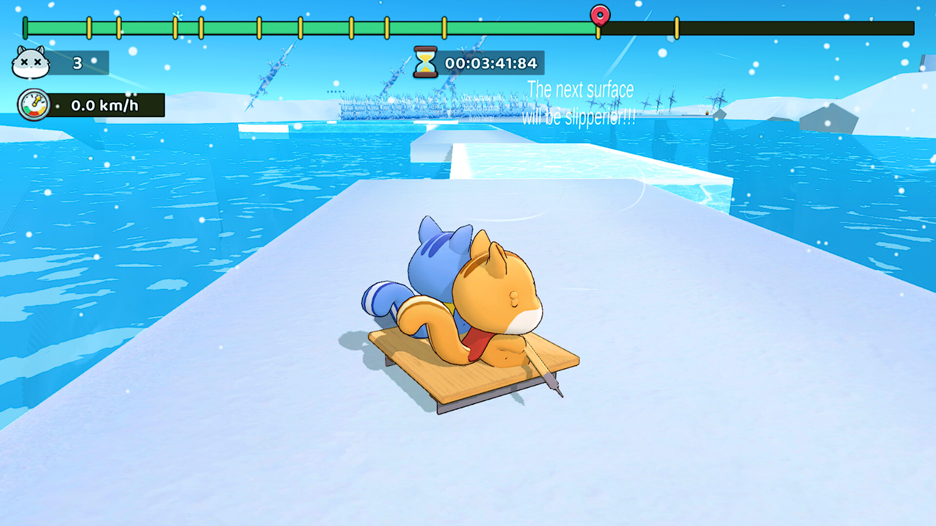SKIDDDDDD: Tori's Frozen Racing screenshot #4