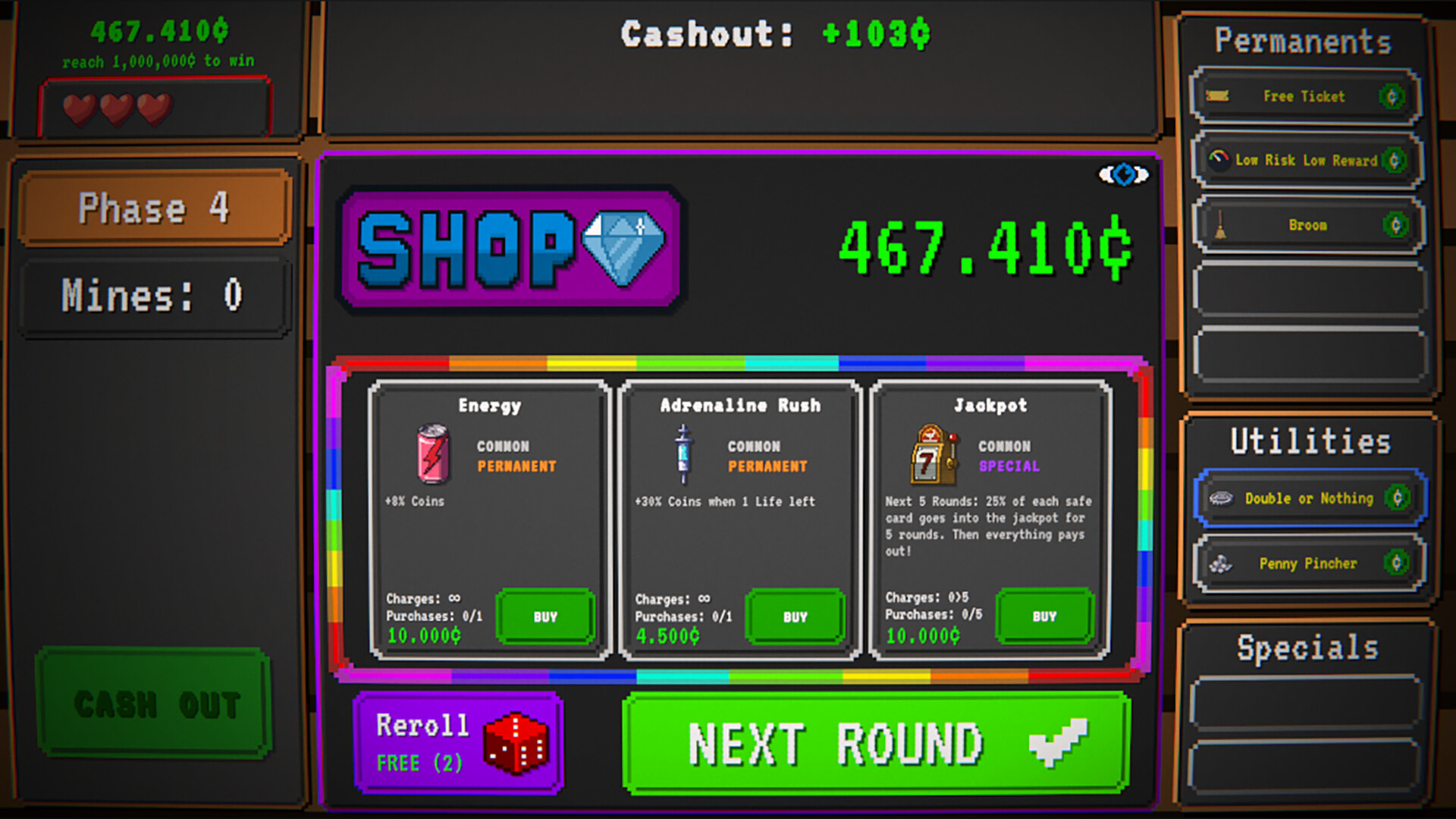 Coinsweeper screenshot